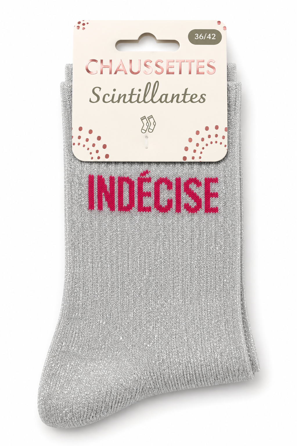 Chaussettes à paillettes Indécise