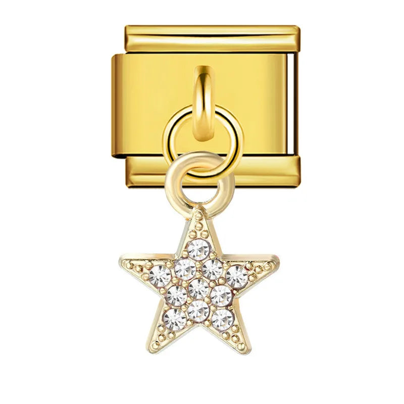 Pendentif étoile strass