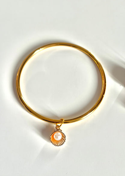 Duo jonc et bague breloque Maya