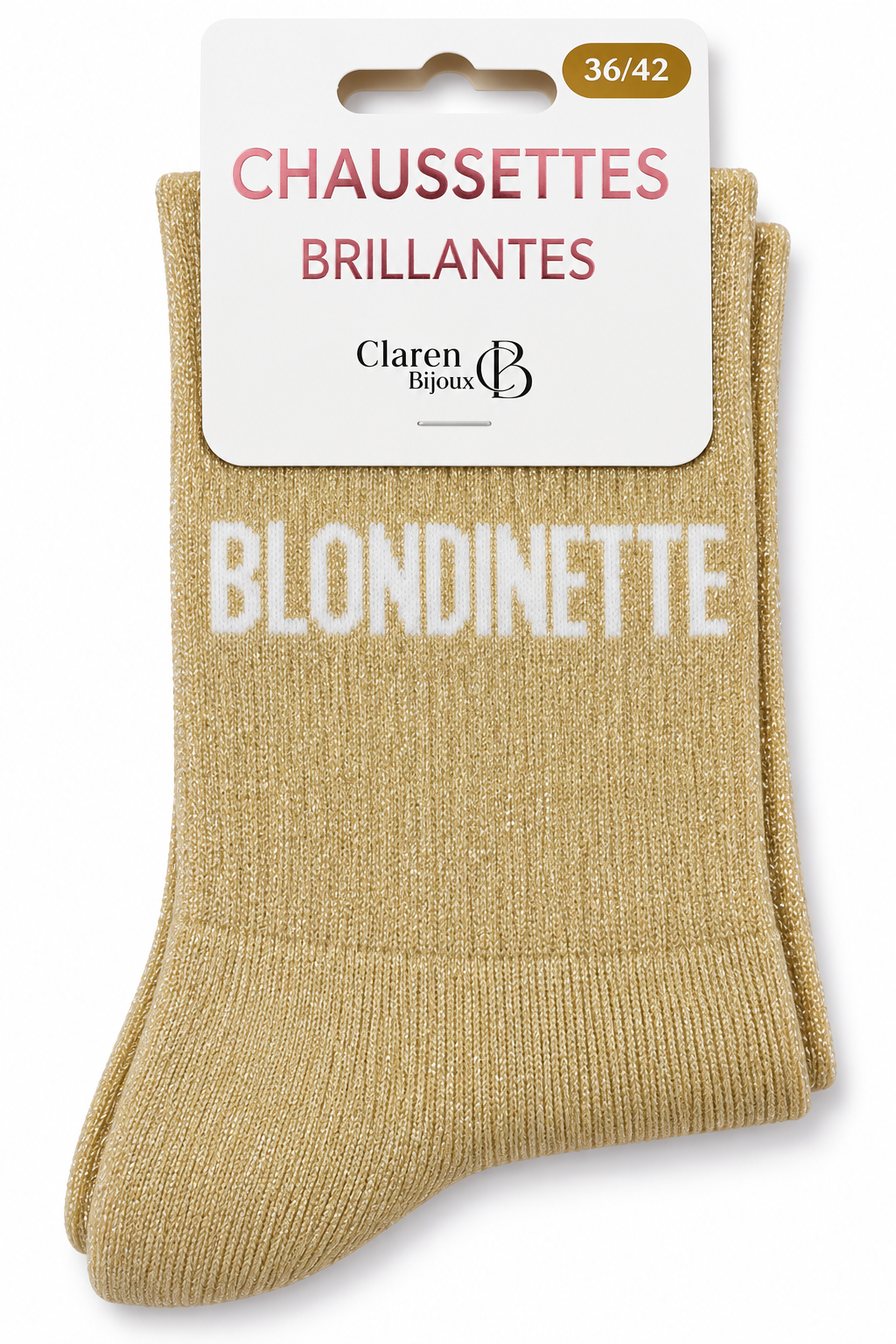 Chaussettes à paillettes Blondinette