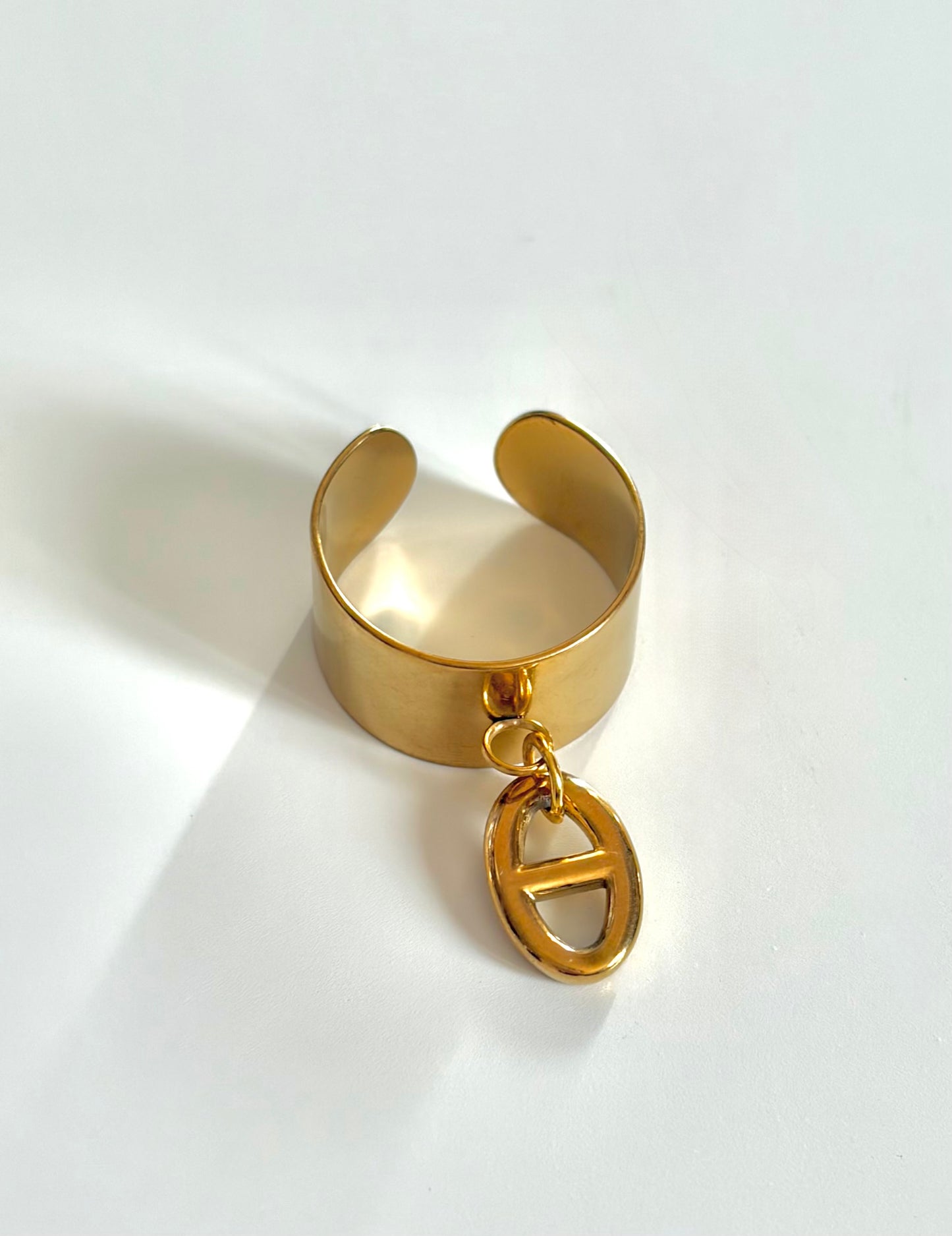 Lot jonc et bague breloque Candice