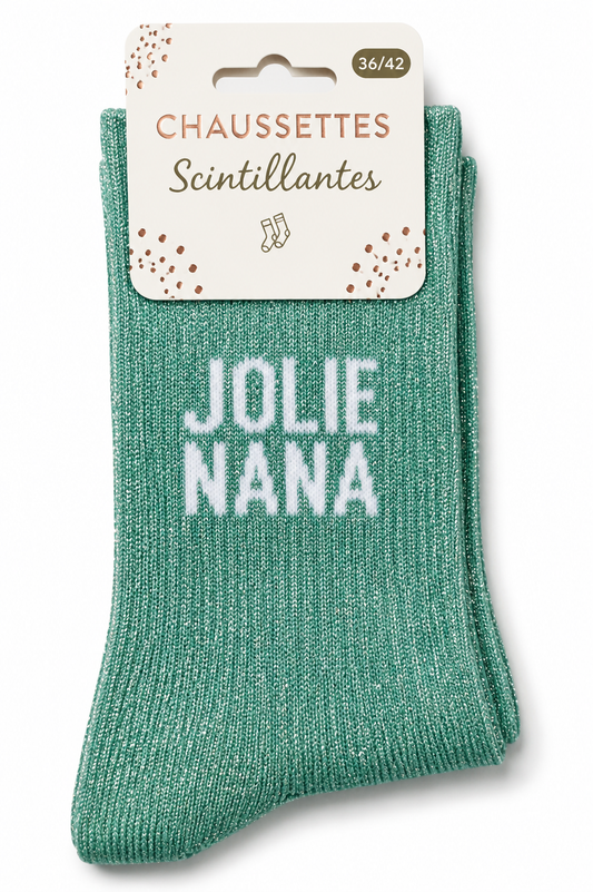 Chaussettes à paillettes Jolie nana