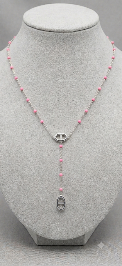 Collier Perla argenté