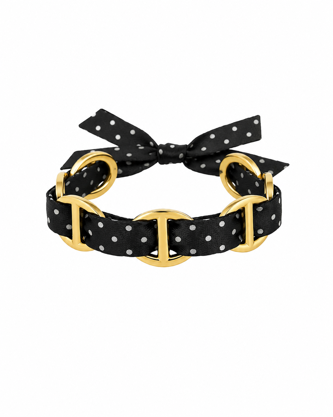 Bracelet Polka noir