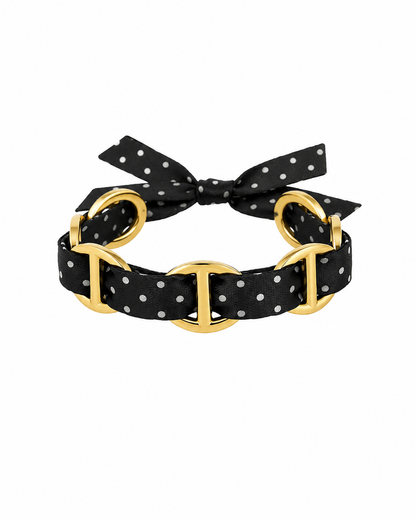Bracelet Polka noir