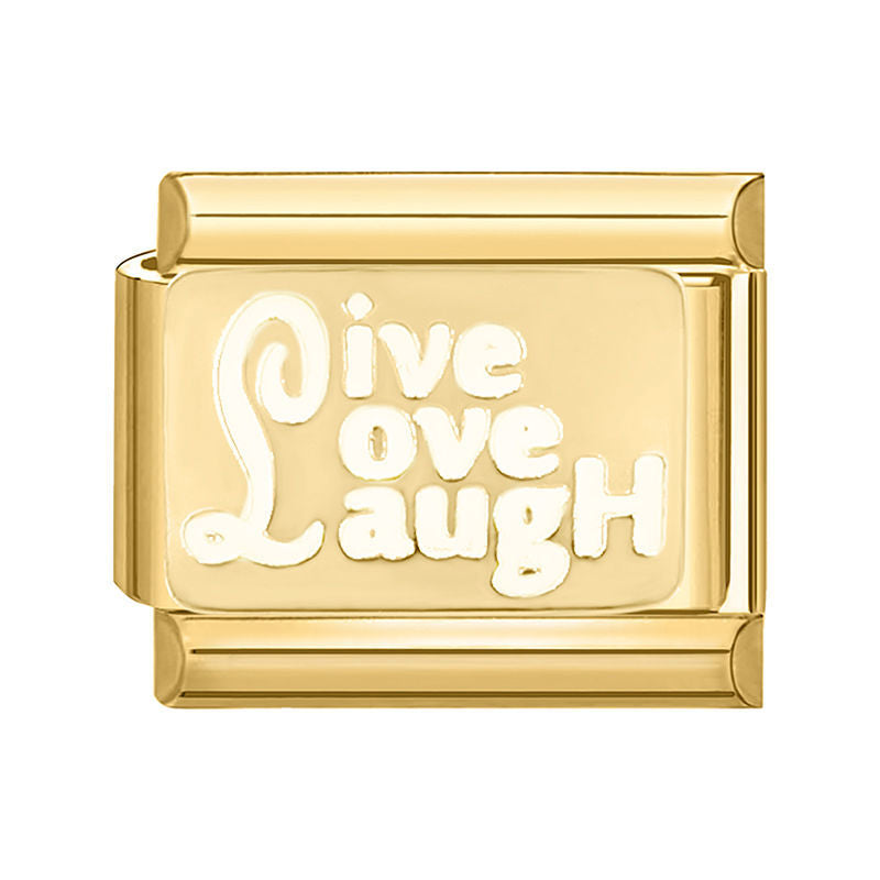 Live love laugh blanc