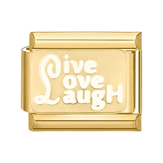 Live love laugh blanc
