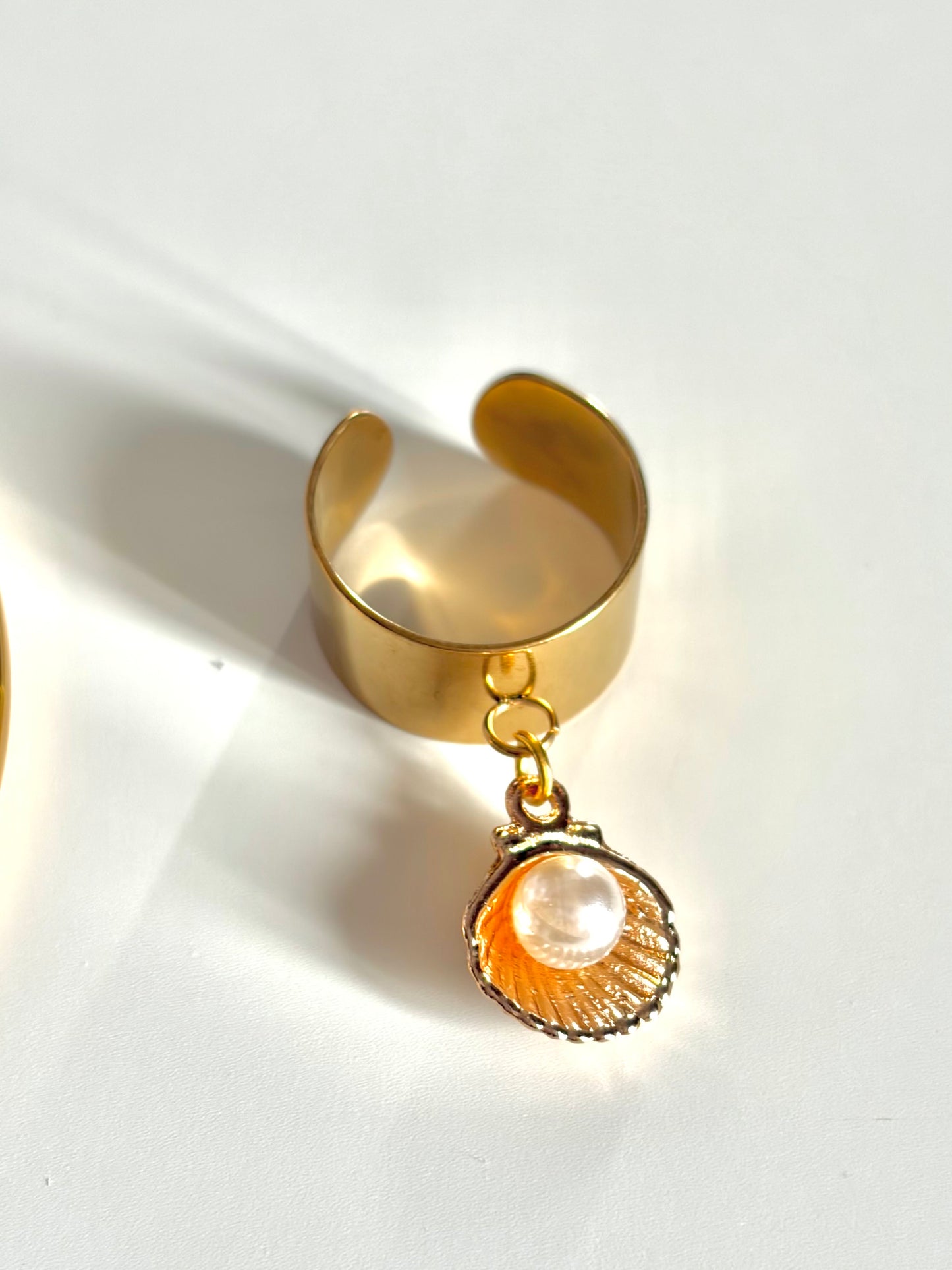 Duo jonc et bague breloque Maya