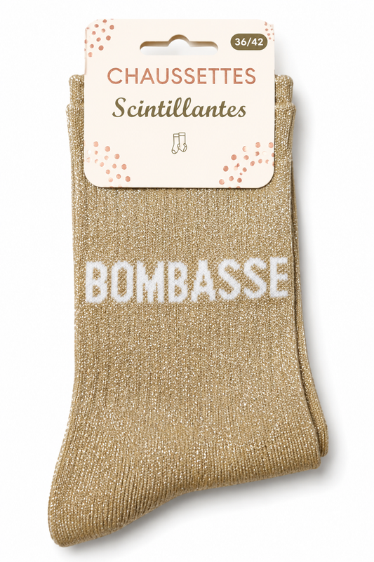 Chaussettes à paillettes Bombasse