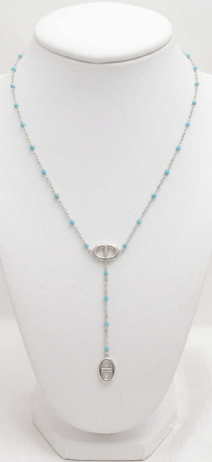 Collier Perla argenté