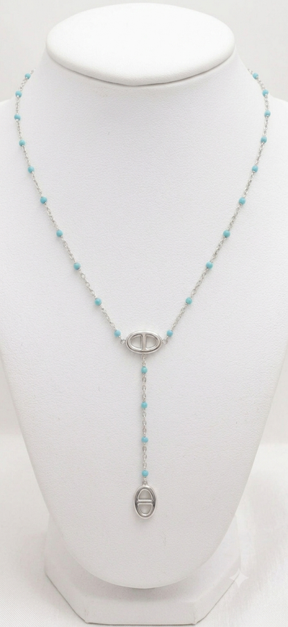 Collier Perla argenté
