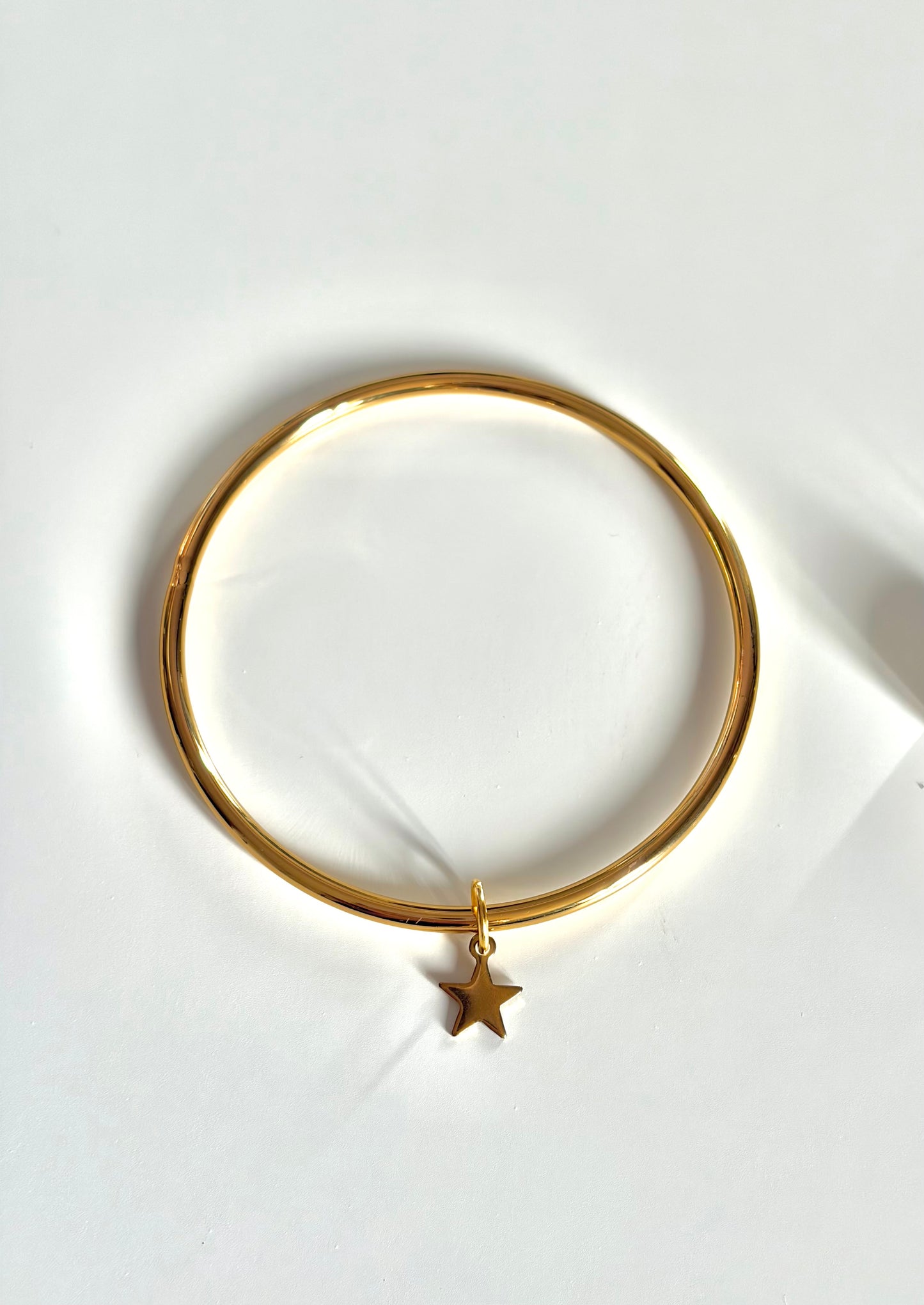 Lot jonc et bague breloque Stella doré