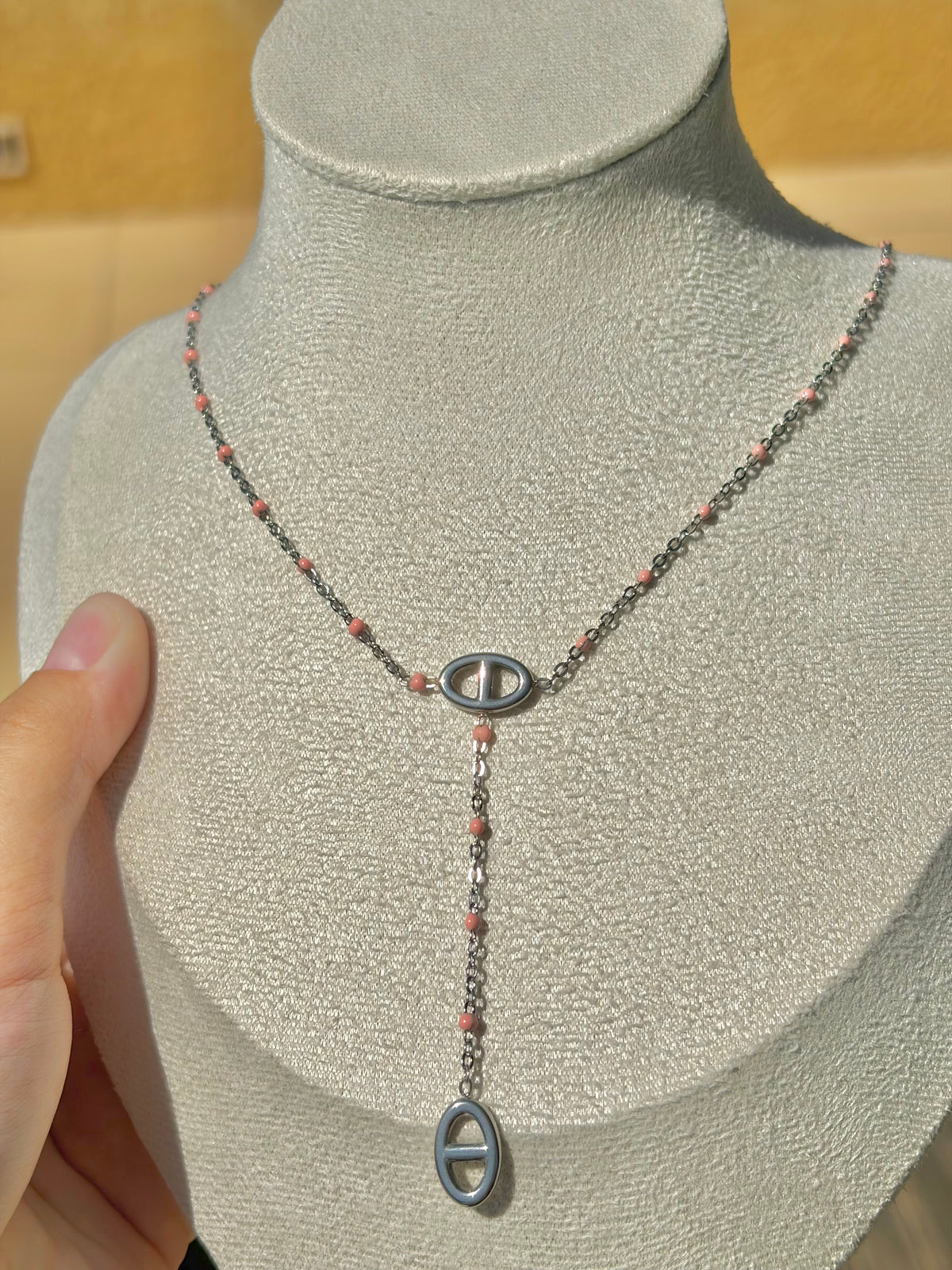 Collier Perla argenté
