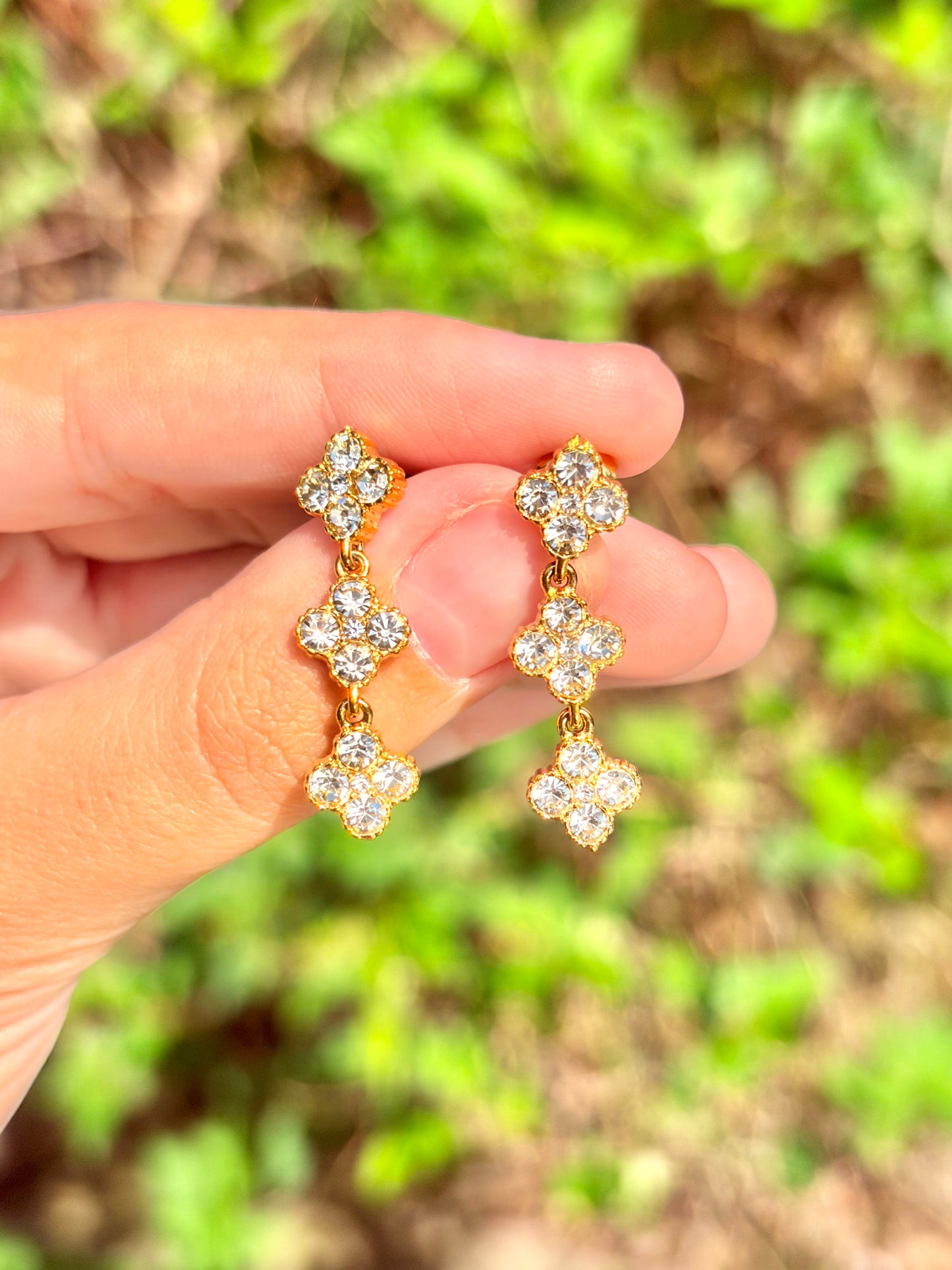 Boucles d’oreilles Princesse blanche