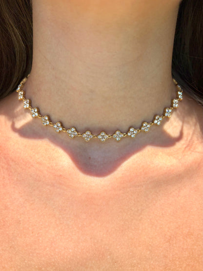 Collier princesse blanc