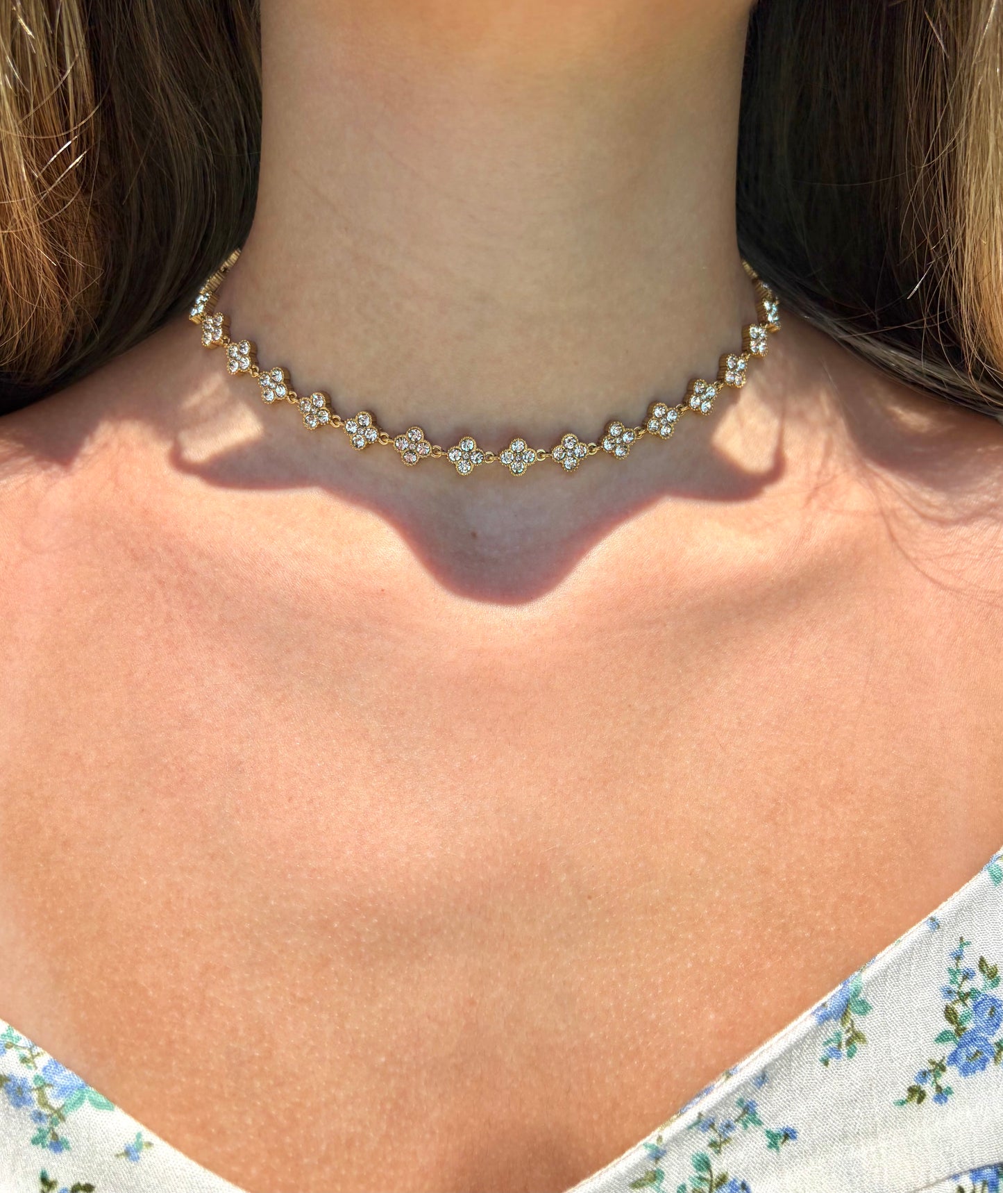 Collier princesse blanc