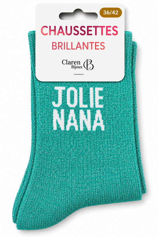 Chaussettes à paillettes Jolie nana