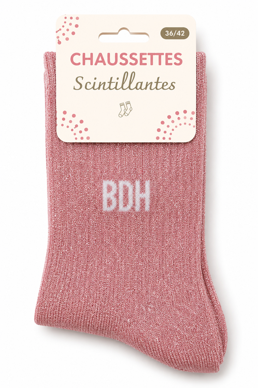 Chaussettes à paillettes BDH