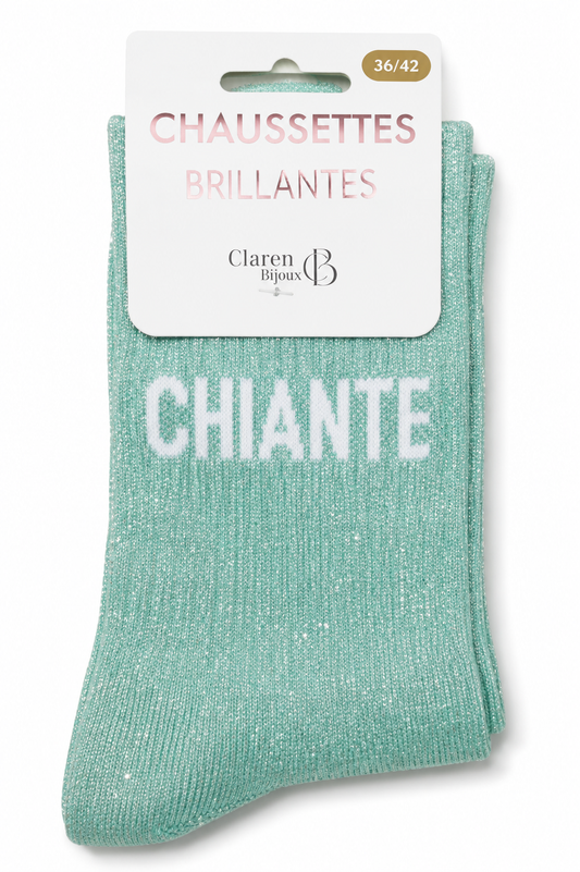Chaussettes à paillettes Chiante