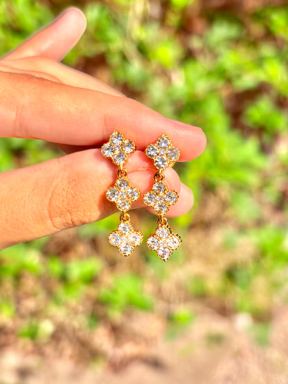Boucles d’oreilles Princesse blanche