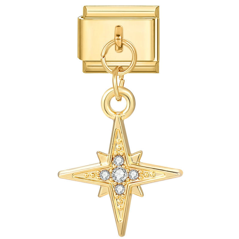 Pendentif étoile strass