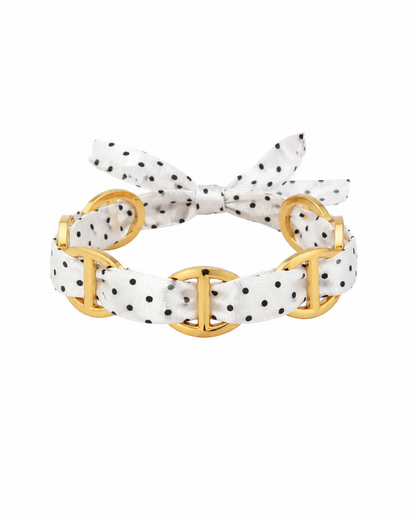 Bracelet Polka blanc